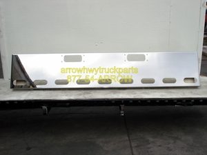 Peterbilt 359, 352 Bumper : Chrome 18" Boxed End