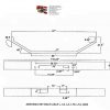 Ford Aeromax LTA, LTLA, LTS8000 / 9000 Bumper: Chrome