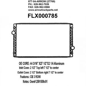 International / Navistar ProStar Radiator - 3 Row.