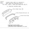 Freightliner Century Class Bumper: 1996-2004 w/ Tow Holes, Step Hole, & Square Fog Light Holes