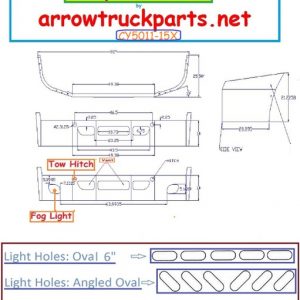 Freightliner Cascadia Bumper 2008 to 2018