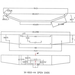 Western Star 4964FX Bumper: Chrome