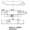 Mack Granite, CL700 Series Bumper: Chrome Steel