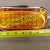 Bumper Light Assembly: Oval Amber 6" LED w/ Screwless Bezel & Grommet