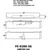 Kenworth W900L / W900B 18 inch American Eagle Aftermarket Bumper