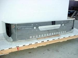 Ultrachrome 13" Chrome Front Wrap Bumper For International 9100, 9200, 9400 (1997+)