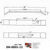 GMC & Chevrolet 7000, C60, C65, & C70 '73-'88, Bumper: Chrome Steel Bumper