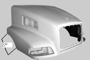 Volvo VNL Hood 1998-2003