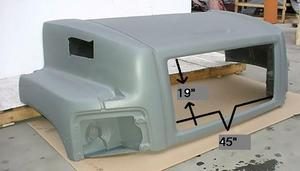 GMC / Chevrolet C6500 / C7500 / C8500, New Aftermarket "Single Headlight" Hood . Fits: '03 & Up