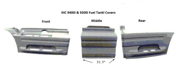 International 9400i, 9200i, & 9100i Fuel Tank Cover: 2000 & up