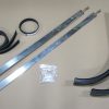 Mounting Kit: 2 Powder Coated Black Brackets W/ 2 Powder Coated Steel Straps