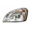 Freightliner Cascadia Headlamp: Projection Crystal Design W/ LED Position Light Bar: Left