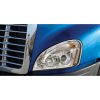 Freightliner Cascadia Headlamp: Projection Crystal Design W/ LED Position Light Bar: Left