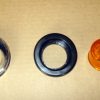 1-BUMPER LIGHT ASSEMBLY: ROUND AMBER 2" LED W/ SCREWLESS BEZEL & GROMMET