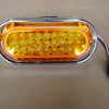 2-BUMPER LIGHT ASSEMBLY OVAL AMBER 6 LED W SCREWLESS BEZEL & GROMMETv_vu_860-1l_assembly