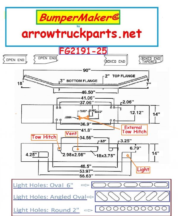 BumperMaker : Kenworth T800 1986 To 2003 (FG)