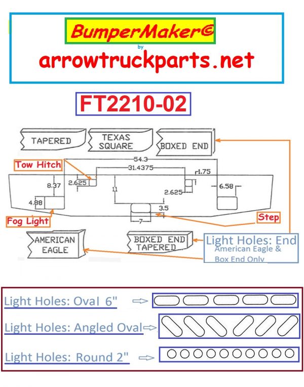 BumperMaker: Kenworth W900B, W900L 2011 And Newer Bumper