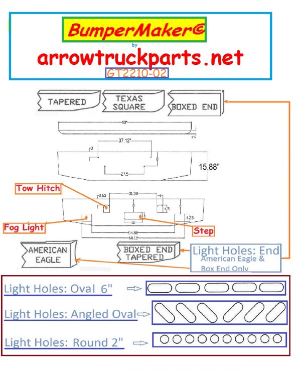 BumperMaker: Mack Granite, Bridge, Formula 2003 & Up Bumper