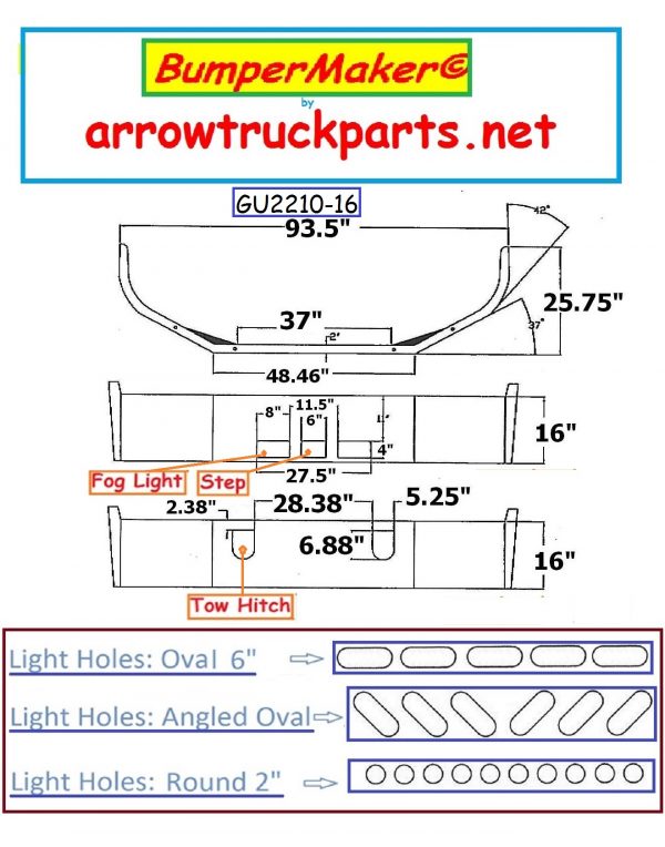 BumperMaker_: Mack Vision CX613 - 2001 To 2004 Bumper