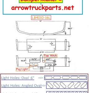 BumperMaker: Volvo VNL 1998 To 2003 VNL610, VNL660, & VNL770 (LB)