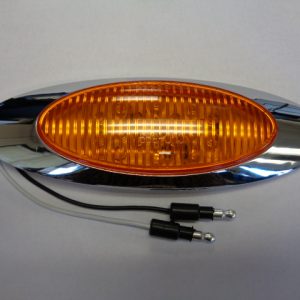 Elite Oval Amber LED & Amber Lens