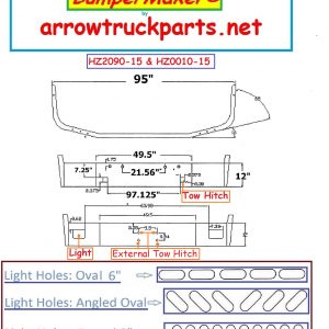 BumperMaker: Peterbilt 367 Set Back Axle 2007 & Newer