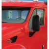 Peterbilt 387, 587 & Kenworth T2000, T700 Black Mirror Cover- On Truck