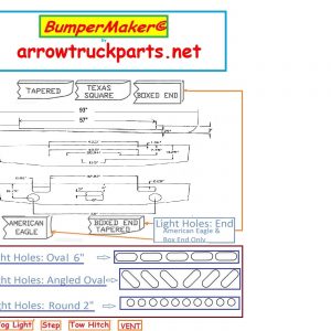 Bumpermaker Peterbilt 362 Set Forward Axle