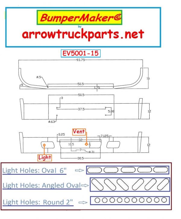 BumperMaker: International / Navistar 7400 Redesigned Bumper