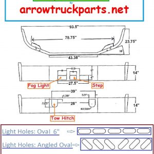 BumperMaker: Mack CH 613 SBA 1986 To 1993 Bumper