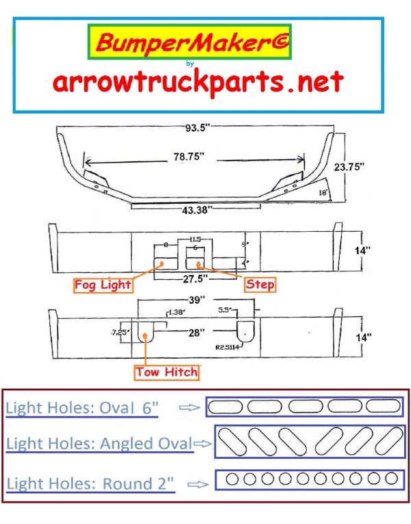 BumperMaker: Mack CH 613 SBA 1986 To 1993 Bumper