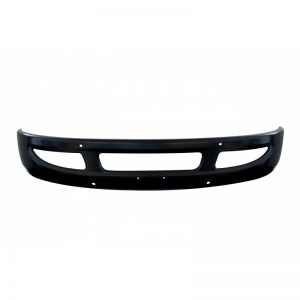 International / Navistar 4200, 4300, & 4400 Bumper: Large Tow Hole Primered Black