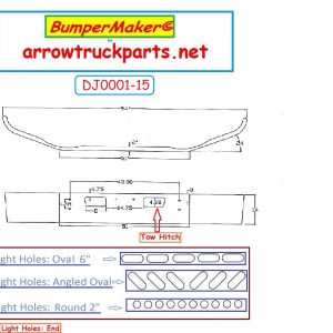 Bumpermaker 2004 to 2008 GMC Chevrolet C6500 & C7500