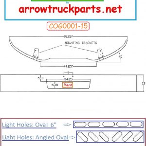 Freightliner M2 106 Bumper. Fits 2011 & Newer