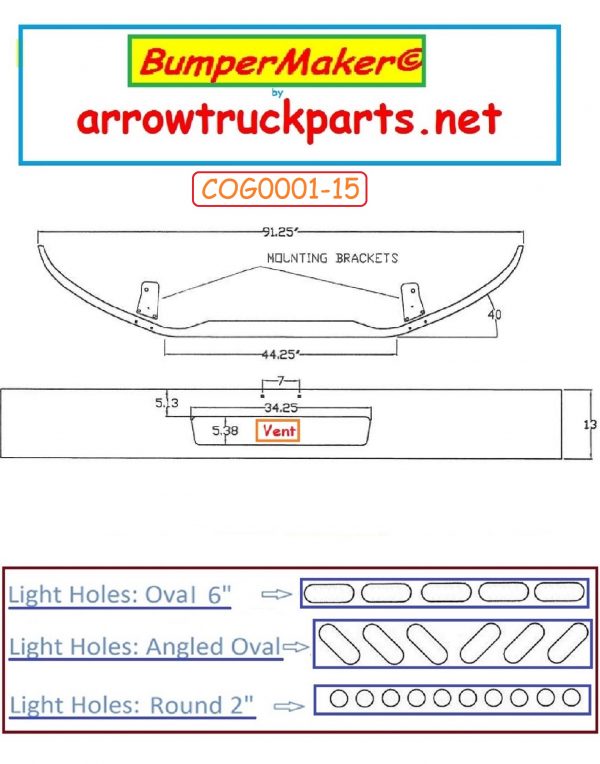 Freightliner M2 106 Bumper. Fits 2011 & Newer