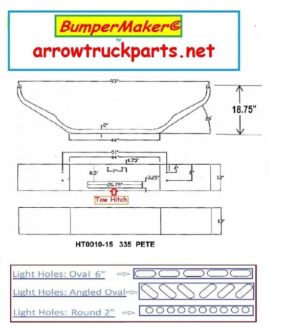 Peterbilt 335 Bumper