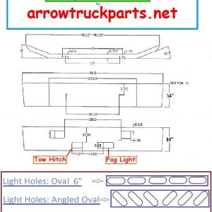 Ford F600 - F850 Bumper: 1980 To 2003