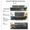 Kenworth T680 Bumper Mounting Instructions