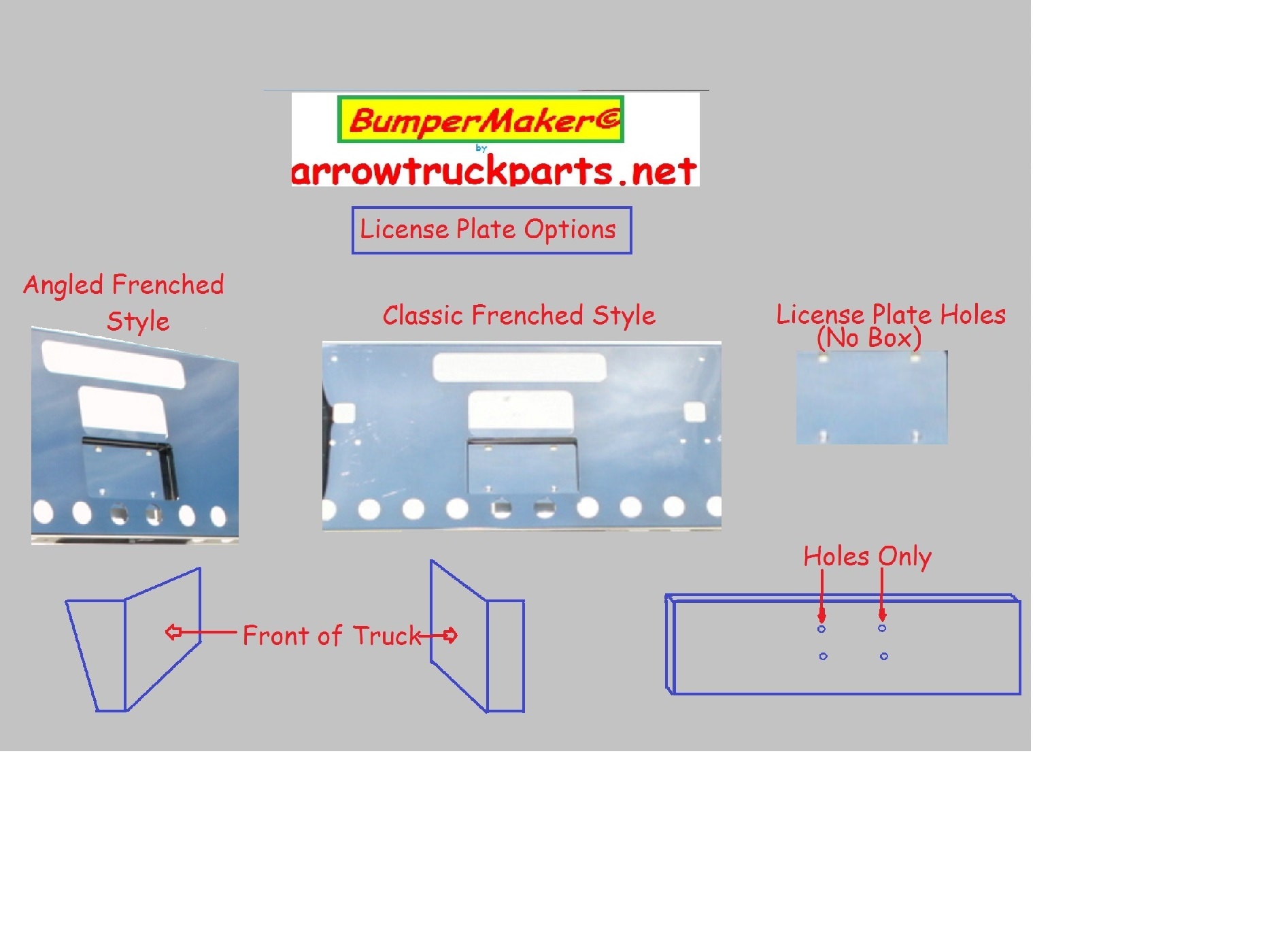 License Plate Options License Plate Options