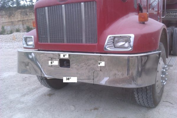 Peterbilt 330 High Tow Hitch Bumpermaker