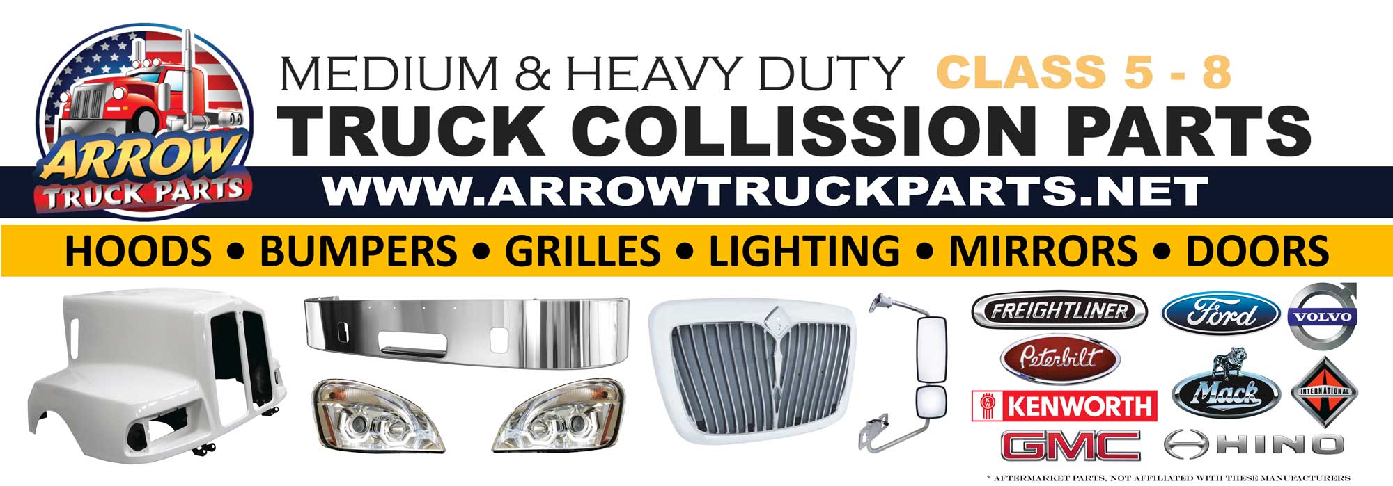 arrow truck banner small